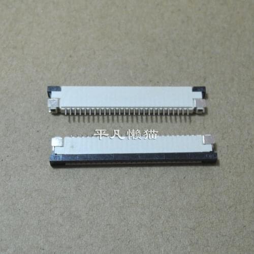 FPC 26 pin 1.0MM pitch Lower connection Pull socket Notebook Start touch keyboard buckle seat