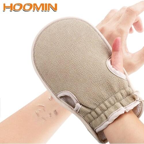 HOOMIN Double-sided Use Bath Wipe Honeycomb Bath Shower Gloves Body Scrubber Glove Skin Exfoliating SPA Massage Washcloth