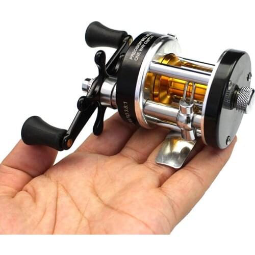 NEW All-metal drum fishing line wheel Mini-compact sub/thunder /fishline casting reel fly spinning