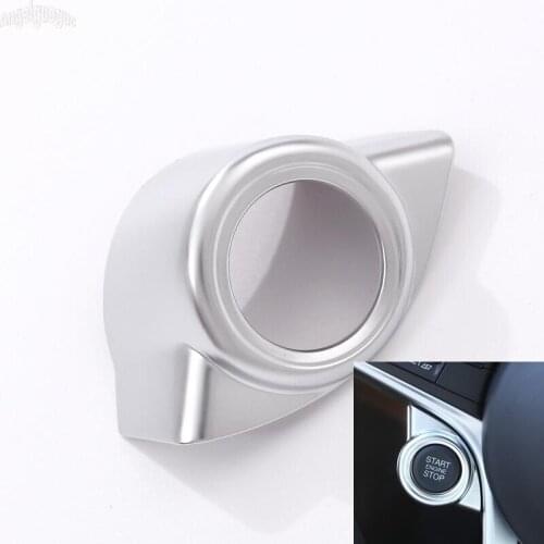 Angelguoguo Car Engine Start Stop Ring Keyless Start System Button Decoration Covers Car-styling For Alfa Romeo Stelvio Giulia