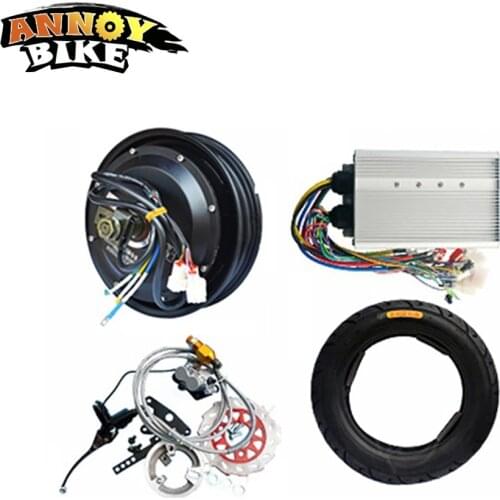 60v 72v 84V 96v Ebike Hub Motor Kit 2000w Bicicleta Electrica With Hydraulic Brake For Electric Motorcycle DIY Car Emotor Bike