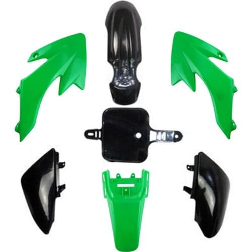 Black green CRF50 XR50 Plastic Fairing Body Kits For Honda CRF 50 Pit Dirt Motor Trail Bike 50cc 70cc 90cc 110cc 125cc 140cc