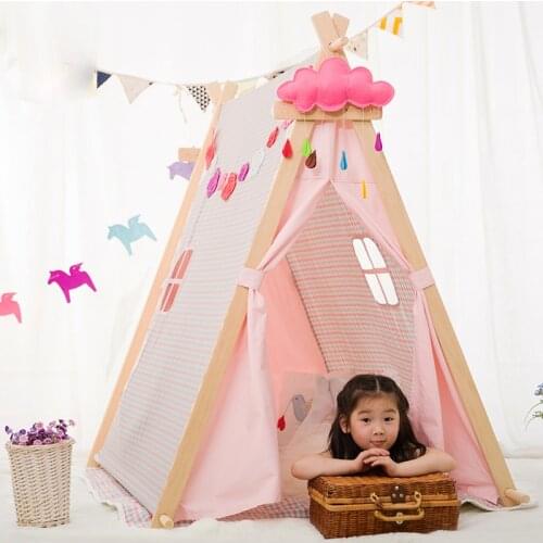 Square baby toy house Children play tent fabric tents Baby play dollhouse teepee house