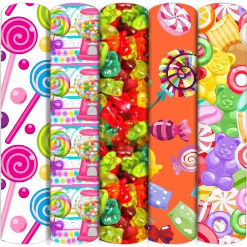 Lollipop Candy Polyester Cotton Fabric Patchwork For Tissue Sewing Doll Quilting Fabrics Needlework Home Textile,1Yc16103