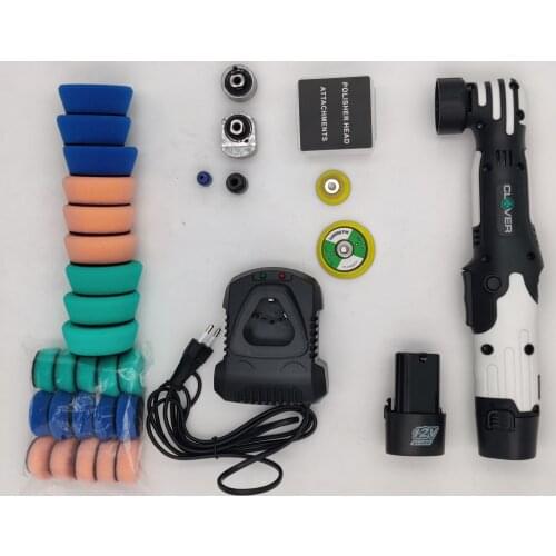 CLOVER mini 12v battery cordless NANO rotary and dual action polisher