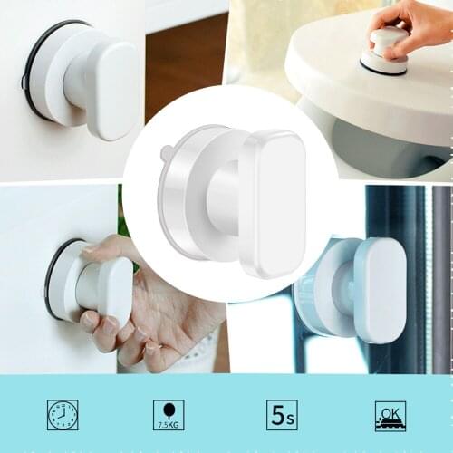 New Sucker Handle Sliding Door Refrigerator Cupboard Pulls Wall Mounted Handrail HIgh Quality