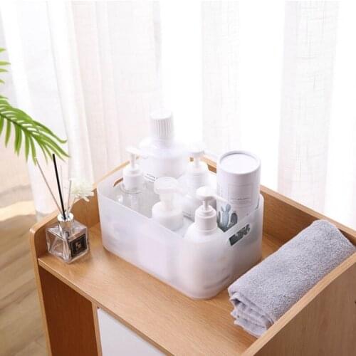 New Homehold Desktop Studio Storage Office Home Kitchen Snack Storage Finishing Box Plastic Box Basket Sundries Storage Box