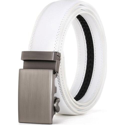 New Men Belt Designer Genuine Leather Luxury Black Belt Mens Belts Automatic Buckle Quality Belt Cummerbunds Male Strap