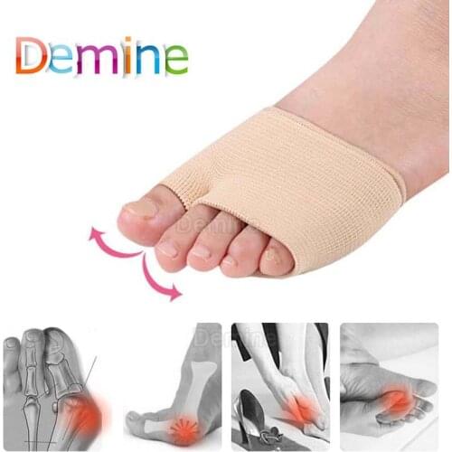 Front Foot Pad Orthopedic Insoles Breathable Elastic Gel Lined Forefoot Orthotic Pedicure Protector Sleeve Pads Foot Pain Relief