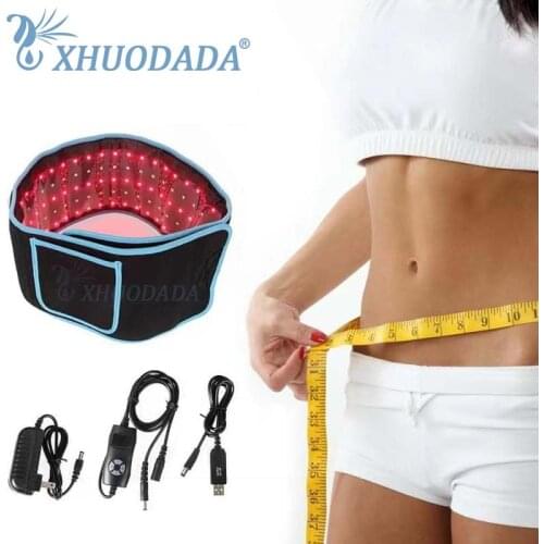 Near Infrared Waist Women Tummy Stomach Weight Loss Slimming Strap Body Girdle Shaperwear Muscle Pain Red Light Therapy Belt