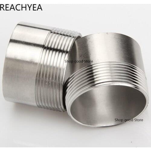 Ss304 stainless steel bsp 1/4" 3/8" 1/2" 3/4" 1" male threaded straight welding nipple water oil gas connector adapter jointer
