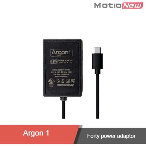 US Plug - Argon ONE Pi 4 Power Supply (Raspberry Pi)/Argon 1 Forty Adaptor