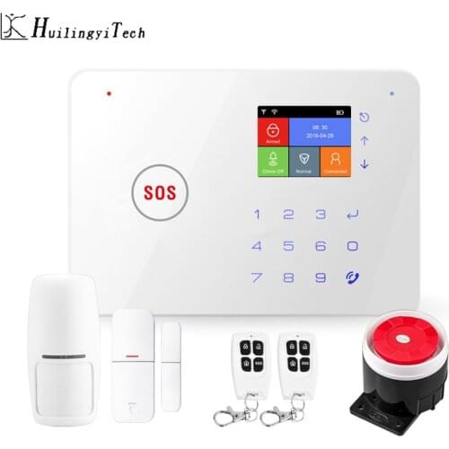 Tuya Smart Wifi Home Alarm System Gsm Alarm System Sim Card Home Security Wireless Kit