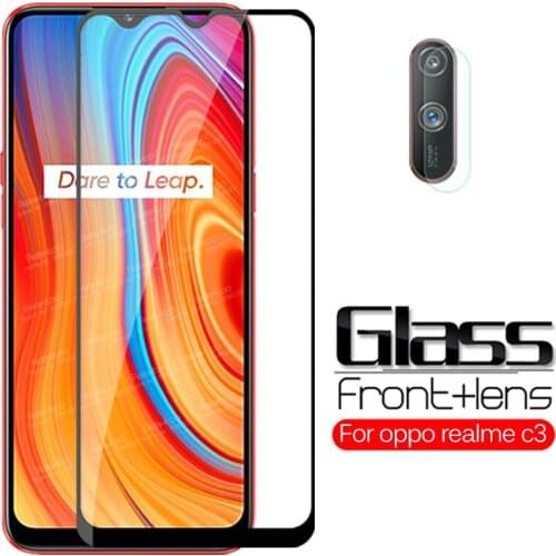 On realme c3 Glass camera lens tempered Glass For oppo realme c3 real me c 3 3c realmec3 screen protector protective Cover Film