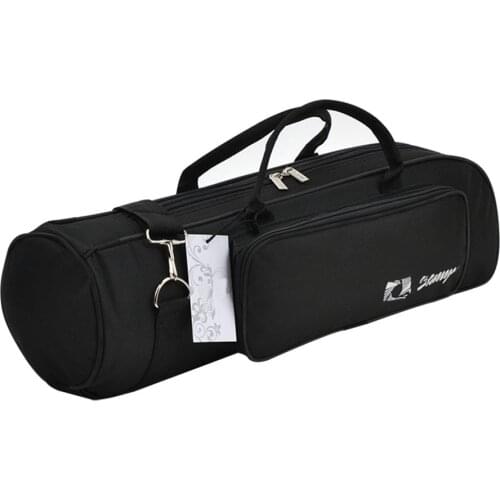 MoonEmbassy Waterproof Trumpet Gig Bag Adjustable Strap Brass Instrument Case with Pocket Accessories