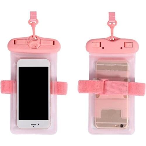 PVC Waterproof Moblie Phone Pouch Swimming Case Bag Cover Universal For Smartphone Underwater Beach Swimming Pool