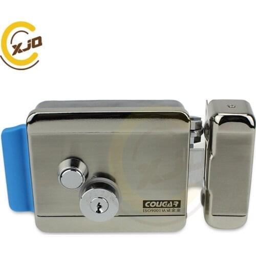 XJQ Access Control control lock electric control door lock withe double lock heads video door phone control lock Q799