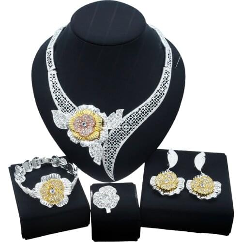 Yulaili 2018 Bridal Gift Jewellery Manufacturer Cubic Ladies Costume Elegance and Graceful Jewelry Sets