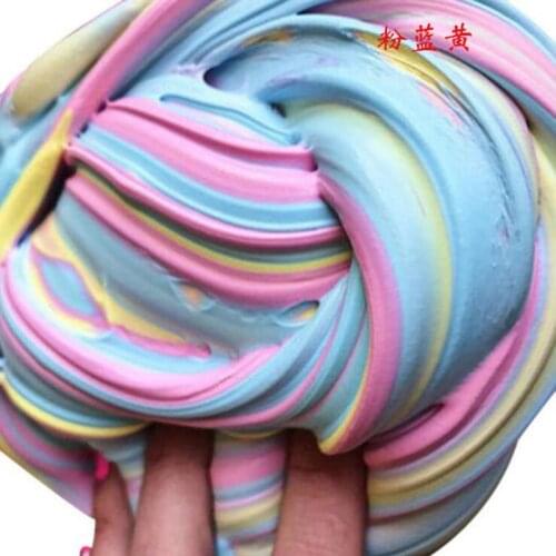 1PCS DIY Colorful Cotton Puff Slime Mud Modeling Children Intelligent Plasticine Clay Magic Playdough Lizun Gift Kids Fun Toys