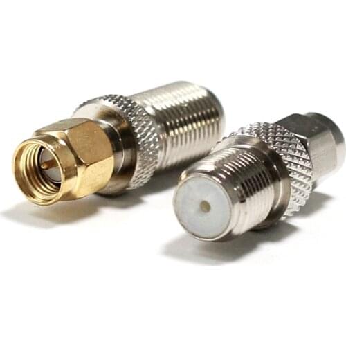 1PC SMA male to F female RF coax adapter connector straight type NEW wholesale