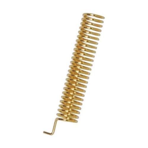 100pcs/lot SW433-TH22 - 22mm gold plated RF 433MHz spring antennas