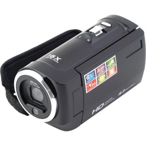 2.7" TFT LCD 16MP CMOS Sensor Digital Camera HD 720P Digital Video Camera 16x Digital mini DV Camcorders DV DVR With Plug