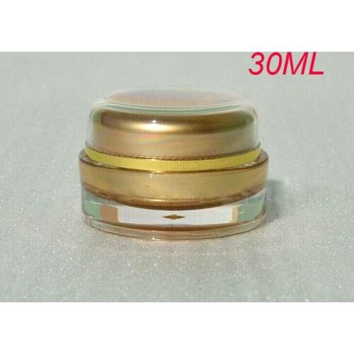 30g gold round cream bottle cosmetic container cream jar Cosmetic Packaging Cosmetic Jar