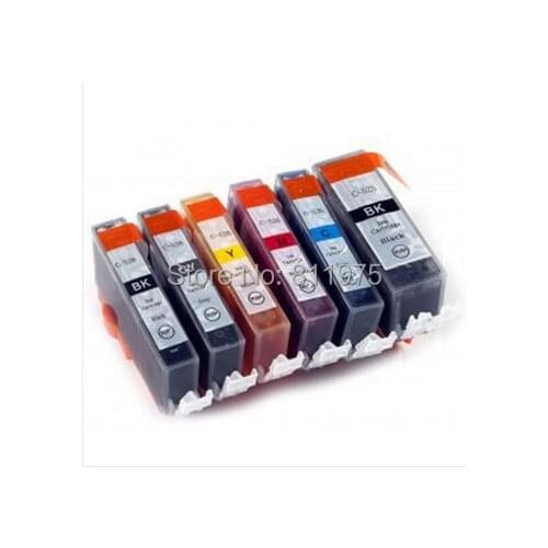 6 color PGI 225BK CLI 226 BK C M Y GY compatible ink cartridge For canon PIXMA MG6110/6120/6220/8120/8120B/8220 printers