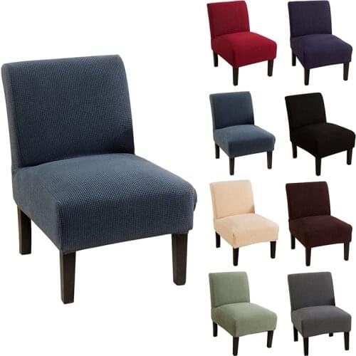 Accent Chair Covers Mid-Century Modern Chair Slipcover Elastic Stretch Armless Spandex Furniture Protector For Household