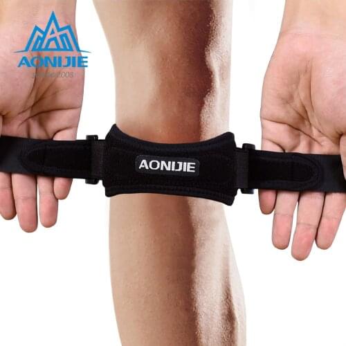 AONIJIE Adjustable Patella Knee Strap Brace Support Pad Pain Relief Band For Hiking Soccer Basketball Volleyball Squats