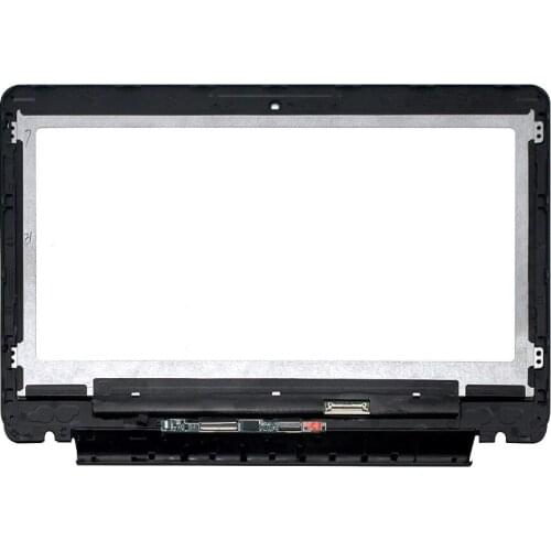 For HP Chromebook 11-v001nf 11-v031nr LED LCD Touch Screen with Frame Assembly 11.6" HD 1366 x 768