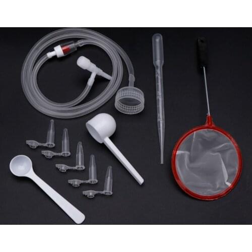 1Set Brine Shrimp Incubator DIY Hatching Tools Aquarium Incubate System Cap Valve Scoop Net Hose Kit Professional Simple