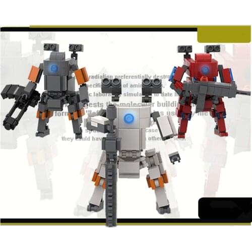 3Types 9cm DIY STEM MOC Mecha Model Small Particle Building Blocks Educational Toys Set