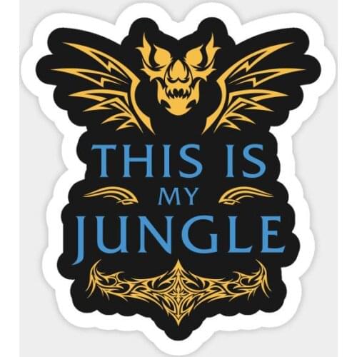 League of legends jungle game stickers Vinyl Decals for Laptop, Car Stickers Cool and Creative