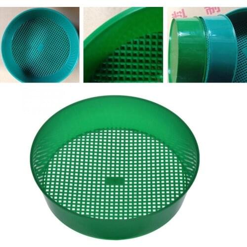 Plastic Garden Sieve Riddle Green For Compost Soil Soil Stones Filtration Large Soil Twig Mesh Garden From Stone Tools Siev D3Z1