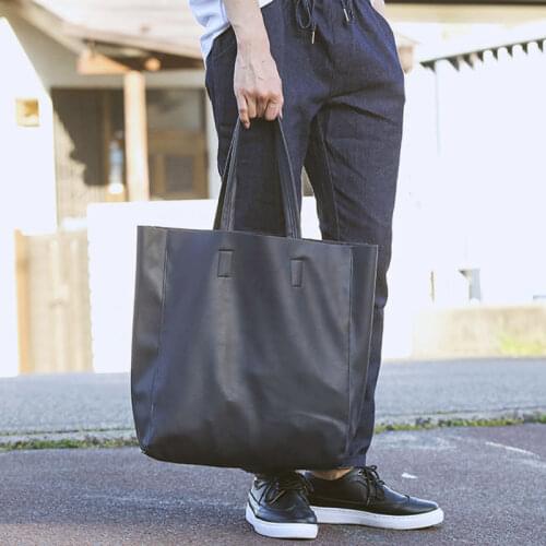 Large-Capacity Stitching Casual Soft Handbag tote bag