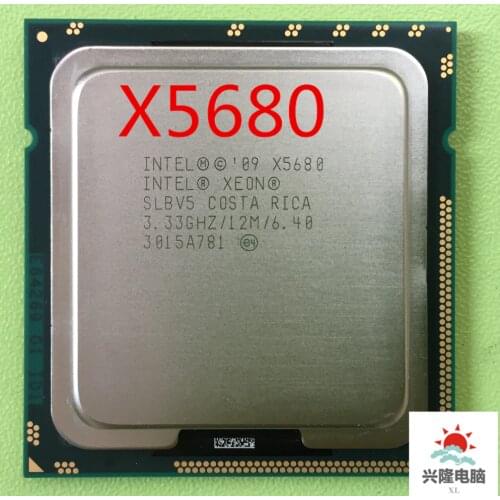 Intel Xeon X5680 CPU processor 3.33GHz LGA1366 12MB L3 Cache Six Core server CPU Free Shipping