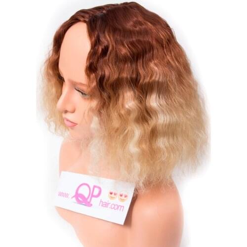 QP Hair Synthetic Wigs for Women African American Yaki Straight Low Temperature Fiber Hair