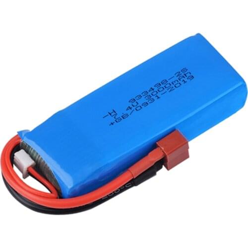 RC 2S 7.4V 3000mAh Lithium Batteries for WLTOYS XKS RC Model Car Accessories