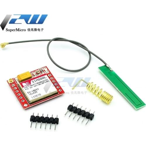 1PCS Smallest SIM800L GPRS GSM Module MicroSIM Core Card Quad-band TTL Card Serial Port C52 SIM800