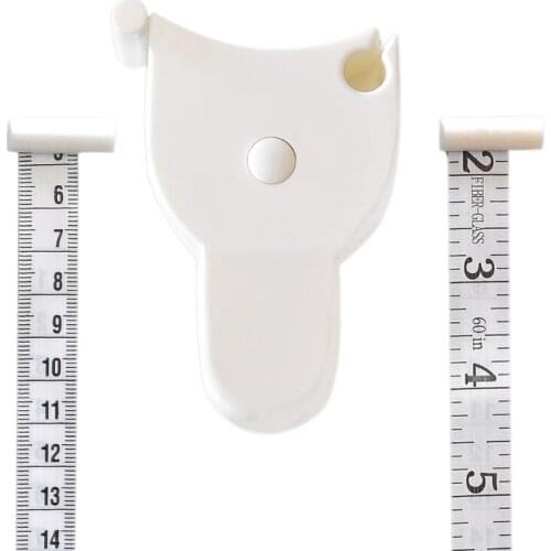 Mini Retractable Body Measure Tape with Push Button Retract Body Cloth Measuring Tape for Sewing Tailor Body Measurement