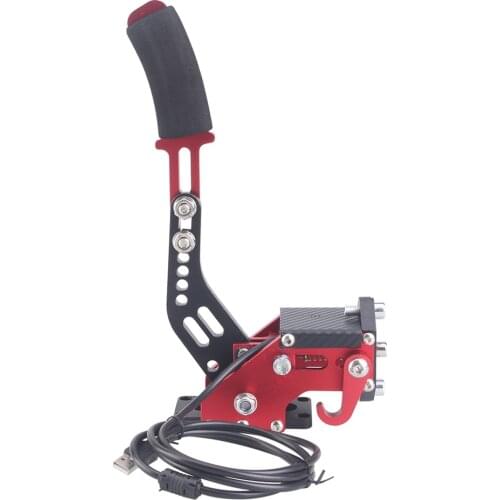 16Bit PC USB Handbrake for SIM Auto Racing Games G25/G27/G29 T500 Steel & Aluminum RALLY Adjustable For PC Windows DIRT RALLY