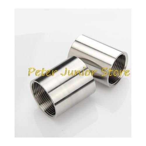 200Pcs 304 Stainless Steel BSP 1" Female Threaded Pipe Fittings water gas connector adapter jointer