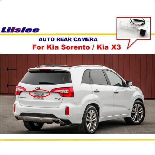 Liislee Rear View Reverse Camera For Kia Sorento Kia X3 2018 Backup Parking Camera HD CCD License Plate Light Night Vision