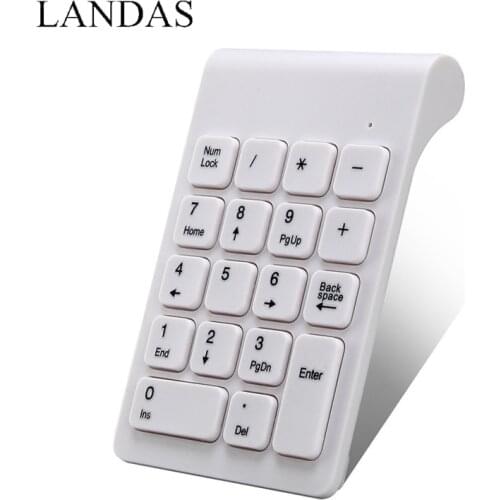 Landas USB Numpad keyboard Numeric Keypad For Android Smart TV Mini 2.4G Wireless Keyboard Digital For Samsung Account Bank