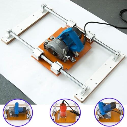 For 4inch Electricity Circular Saw Optical Axis Saw Edge Guide Cutting Wood Board Gypsum Board Trimming Cutting Woodworking Tool
