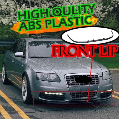 FOR Audi A6 C6 S6 S Line FOR CUPRA R FRONT SPOILER LIP Euro Spoiler Lip Universal