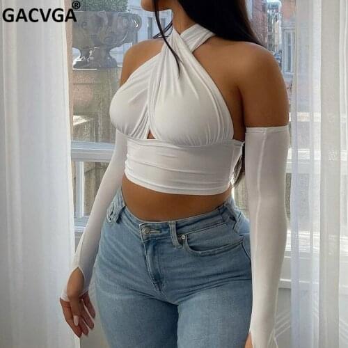 Женские хлопковые майки GACVGA China At AliExpress