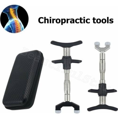 Chiropractic Adjusting Tool Manual Activation Therapy Spine Correction Tools Chiropractic Gun Spinal Adjustment Replaceable Head