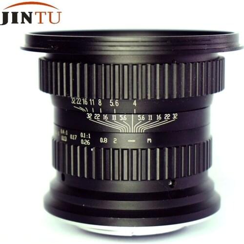 JINTU 15mm f/4.0 Wide Angle Macro Fisheye Lens For NIKON D7500 D7200 D5500 D5300 D5200 D3400 D90 D800 D600 D500 D300 DSLR Camera